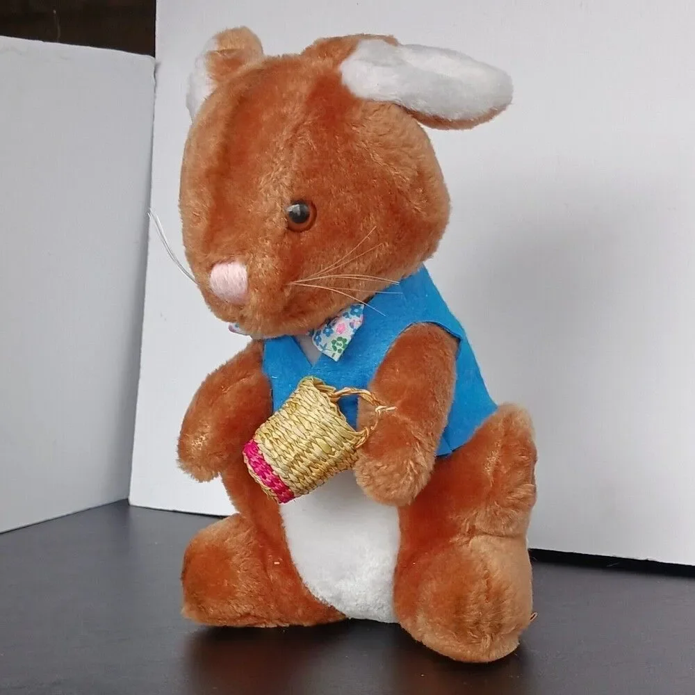 VTG R. Dakin Beatrix Potter Peter Cottontail Bunny Rabbit Plush Stuffed Animal